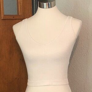 'Intimately By Free People' White Crop Top - Size XS